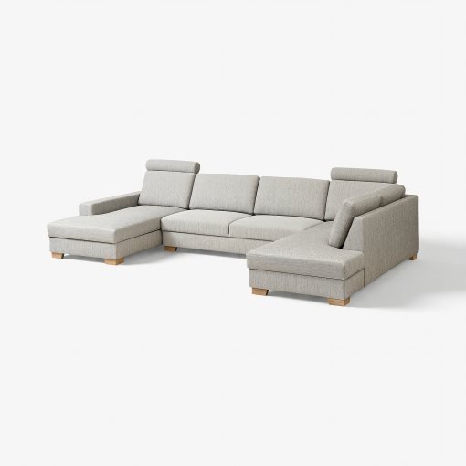 SÖRVALLEN, corner sofa 5-seat with chaise longue/left, 394.194.07