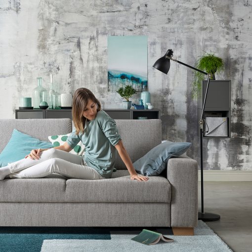 SÖRVALLEN, 3-seat sofa with chaise longue/left, 394.194.12
