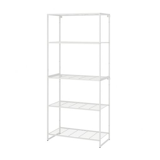JOSTEIN, shelving unit/in/outdoor/wire, 81x40x180 cm, 394.372.13