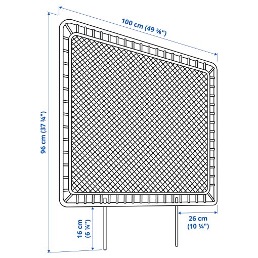 VEVELSTAD, bed frame with 2 headboards, 160x200 cm, 394.417.38