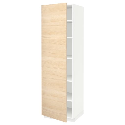 METOD, high cabinet with shelves, 60x60x200 cm, 394.621.46