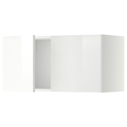 METOD, ντουλάπι τοίχου με 2 πόρτες, 80x40 cm, 394.693.98