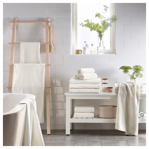 VÅGSJÖN, hand/bath towels, set of 4, 395.059.85
