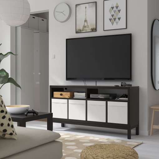 KALLAX, έπιπλο TV με βάση, 147x39x78 cm, 395.521.75