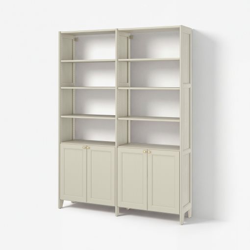 GULDDRAGARE, storage combination with 4 doors and shelves, 159x37x216 cm, 396.124.57