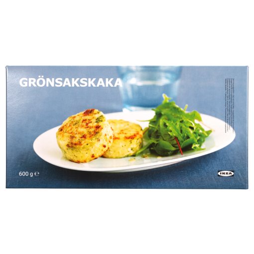 GRONSAKSKAKA, vegetable medallion frozen, 600 g, 402.124.82