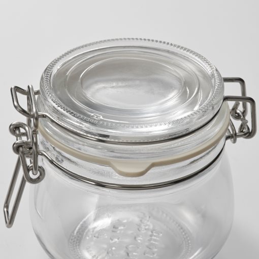 KORKEN, jar with lid, 3 pack, 403.236.54