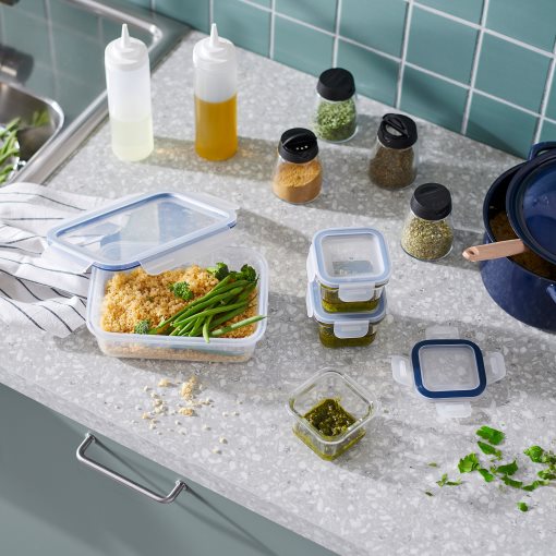 IKEA 365+, δοχείο αποθήκευσης τροφίμων ορθογώνιο/πλαστικό, 1.0 l, 403.591.48