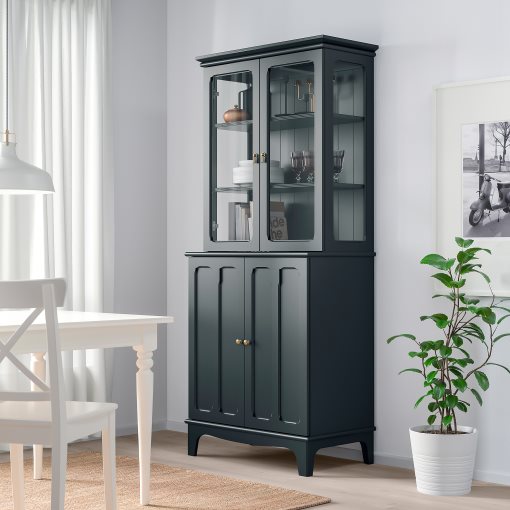 LOMMARP, cabinet with glass doors, 403.837.37