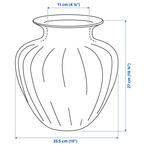 TONSÄTTA, vase, 404.421.95