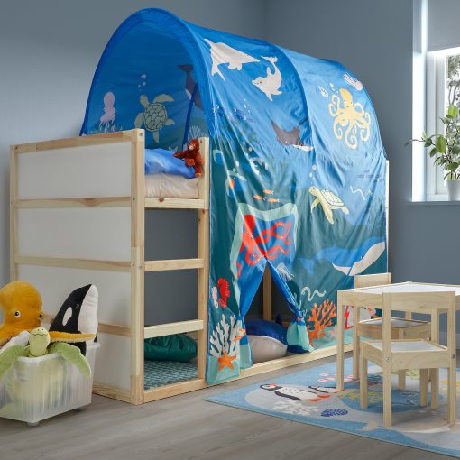 KURA, bed tent/ocean animals pattern, 405.284.48