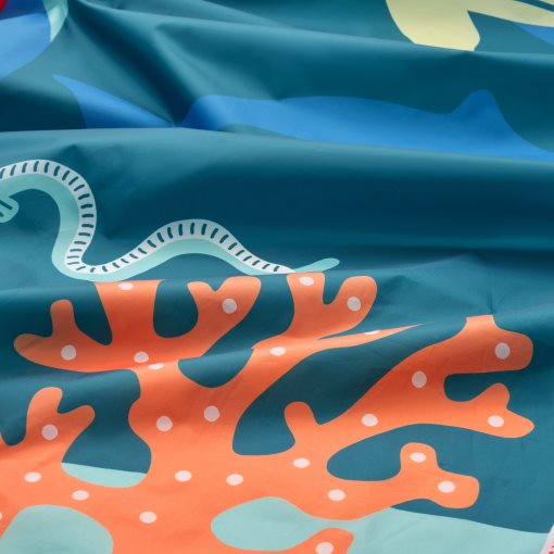 KURA, bed tent/ocean animals pattern, 405.284.48