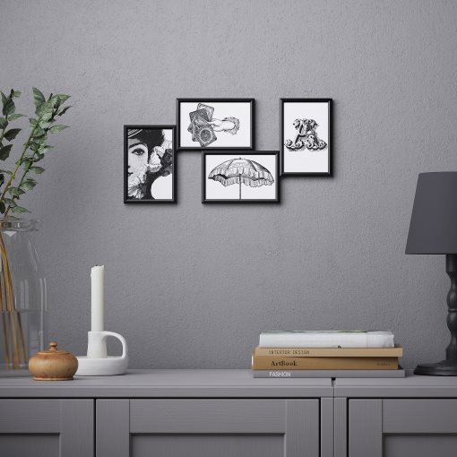 YLLEVAD, art card/Madame/4 pack, 10x15 cm, 405.364.86