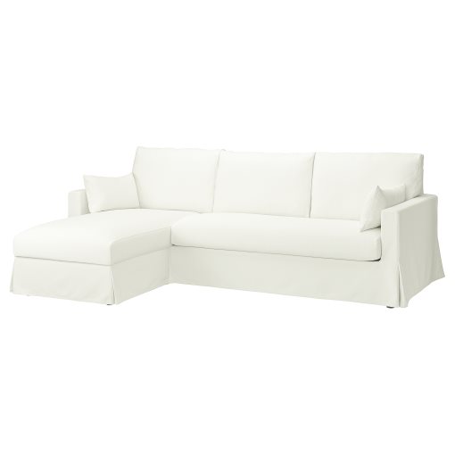 HYLTARP, cover for 3-seat sofa with chaise long, left, 405.482.67