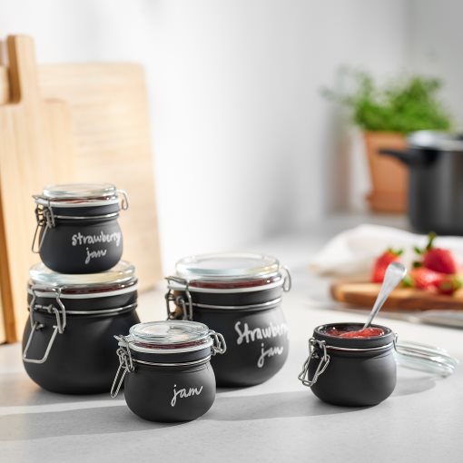 KORKEN, jar with lid, 0.5 l, 405.798.95
