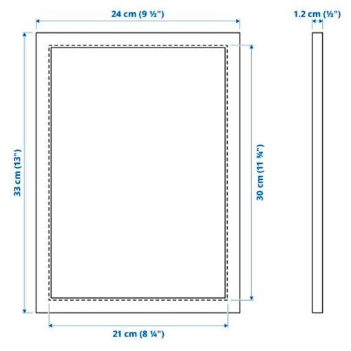 FISKBO, frame, 21x30 cm, 405.849.29