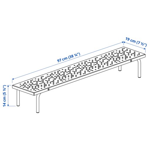 LÅNESPELARE, monitor stand, 97x19 cm, 405.862.64