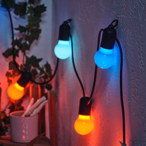 SOLVINDEN, chain with built in LED light source/12 bulbs/outdoor, 405.931.70