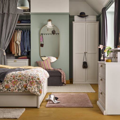 FÅGELFJÄLLET, wardrobe with 2 doors, 82x60x194 cm, 405.986.10