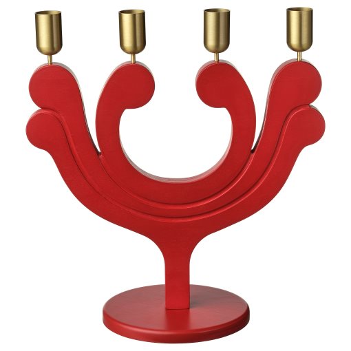 VINTERFINT, candlestick for 4 candles, 29 cm, 406.038.57