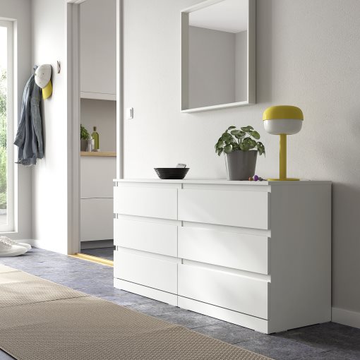 LILLBERGET, chest of 6 drawers, 140x43x68 cm, 406.304.79