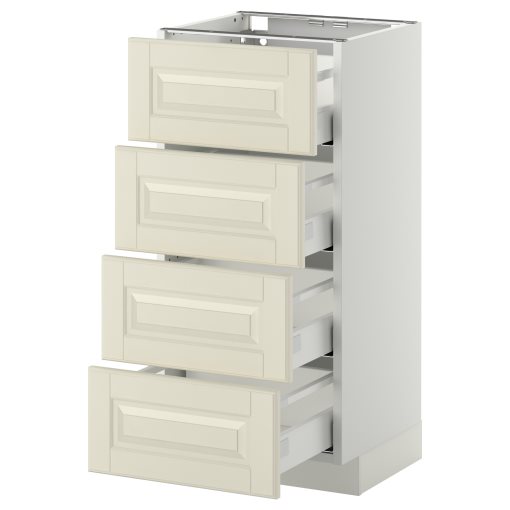 METOD/MAXIMERA, base cabinet 4 fronts/4 drawers, 491.098.24