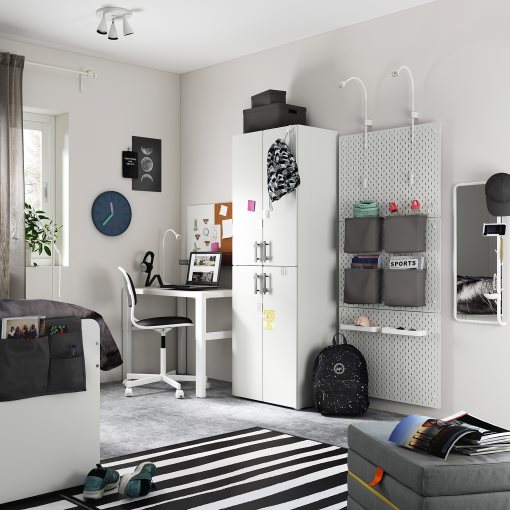 SMÅSTAD, ντουλάπα με 2 ράγες ρούχων, 60x42x181 cm, 493.908.75