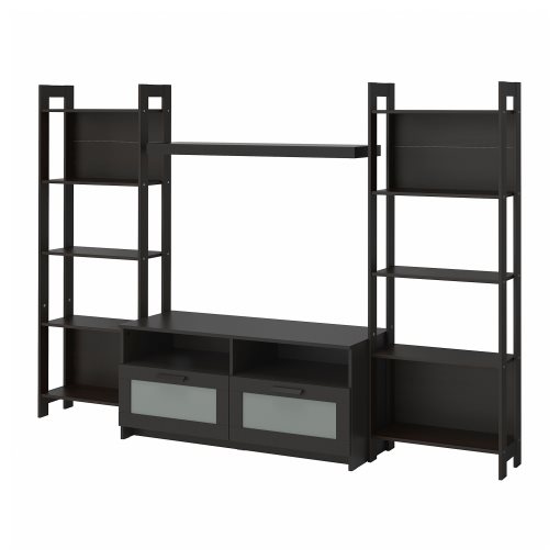 LAIVA/BRIMNES, TV storage combination, 244x41x165 cm, 493.986.21