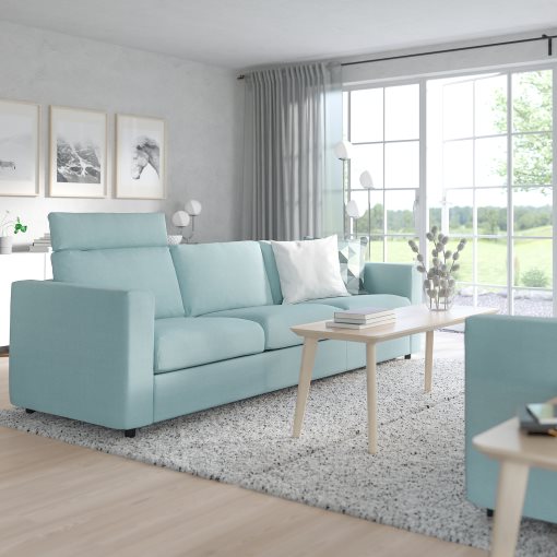 VIMLE, 3-seat sofa with headrest, 493.990.55