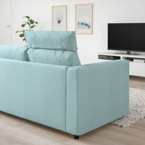 VIMLE, 3-seat sofa with headrest, 493.990.55