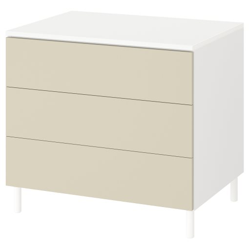 PLATSA, chest of 3 drawers, 80x57x73 cm, 494.245.97