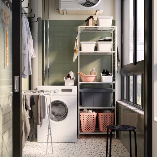 JOSTEIN, ραφιέρα με πλέγμα/εσωτερικού/εξωτερικού χώρου/σύρμα, 62x40x180 cm, 494.372.55