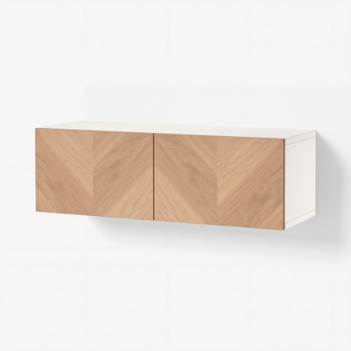 BESTÅ, σύνθεση ντουλαπιών τοίχου, 120x42x38 cm, 494.408.42