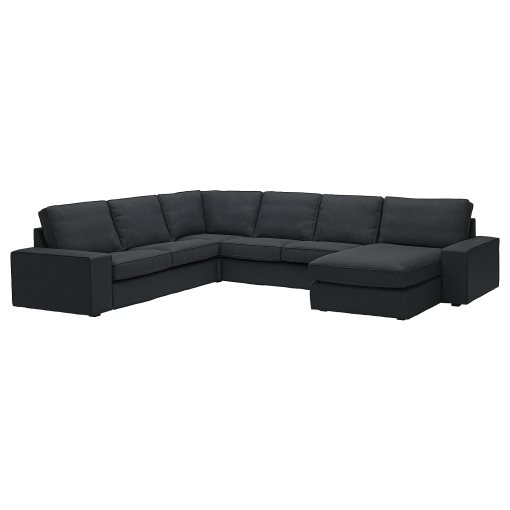 KIVIK, corner sofa, 5-seat with chaise longue, 494.828.70
