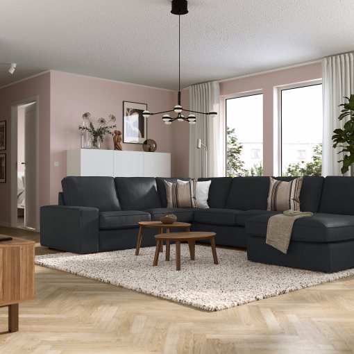 KIVIK, corner sofa, 5-seat with chaise longue, 494.828.70