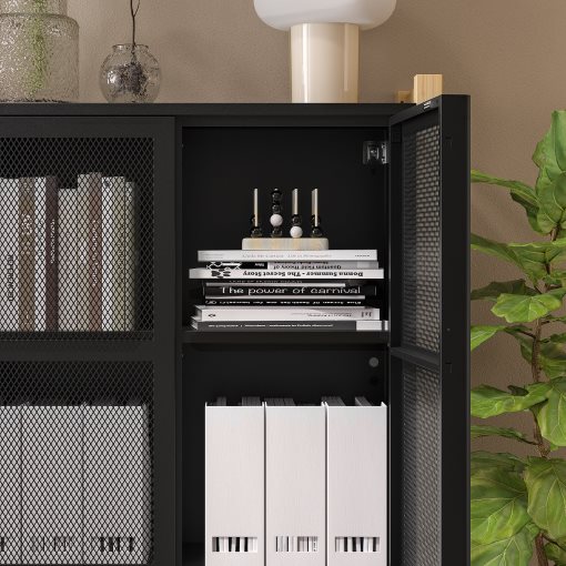 IVAR, cabinet with doors, 89x30x124 cm, 495.081.58