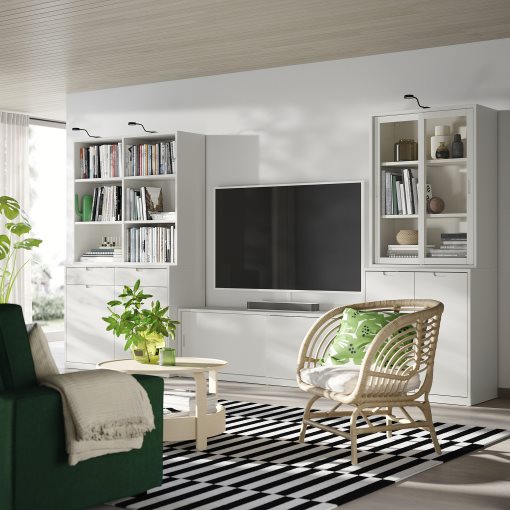 TONSTAD, TV storage combination, 377x47x201 cm, 495.717.67