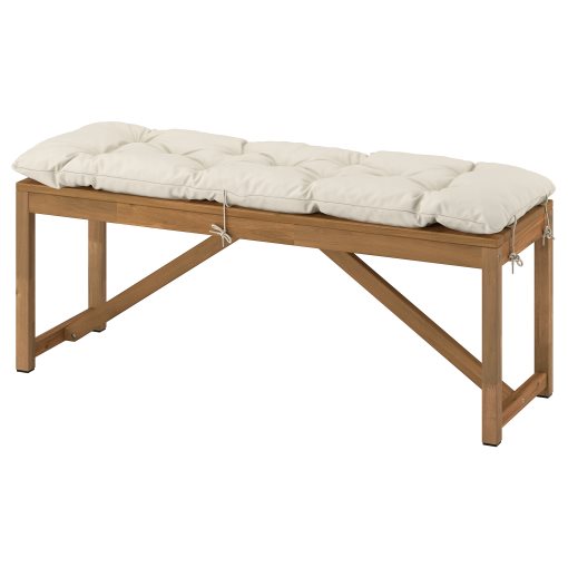 NÄMMARÖ, bench with cushion, 120 cm, 495.753.03