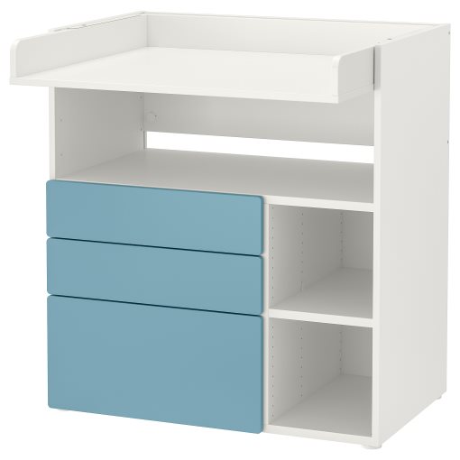SMÅSTAD, changing table with 3 drawers, 90x79x100 cm, 495.827.61