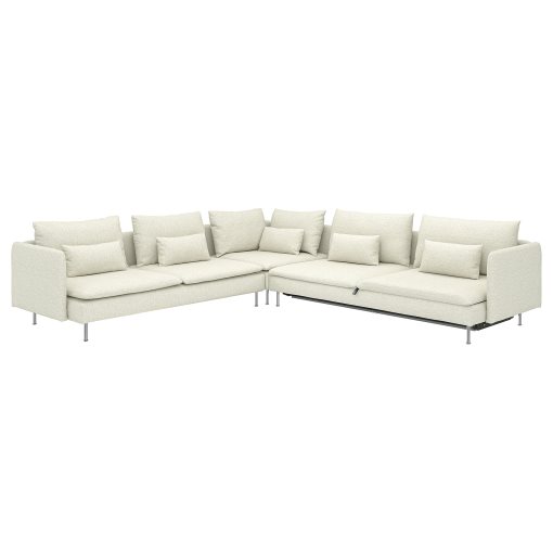 SÖDERHAMN, corner sofa-bed, 6-seat, 496.214.04