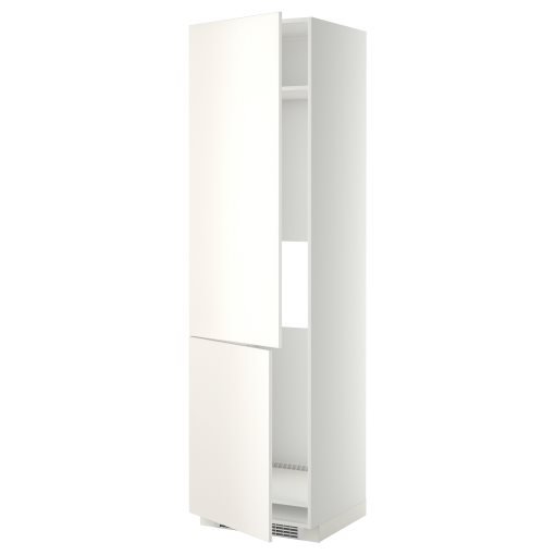 METOD, high cabinet for fridge/freezer with 2 doors, 499.207.14