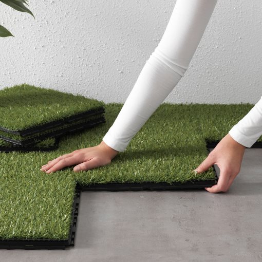 RUNNEN, floor decking, outdoor, 9 pack,artificial grass, 503.131.31 - IKEA Cyprus RUNNEN, floor decking, outdoor, 9 pack,artificial grass, 503.131.31