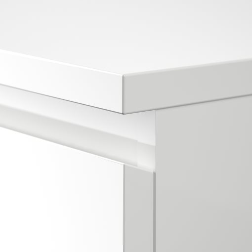 MALM, συρταριέρα με 2 συρτάρια/γυαλιστερό, 40x55 cm, 503.365.52