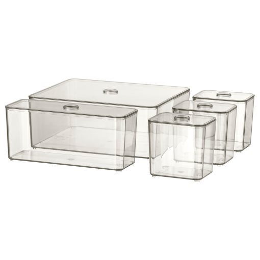 GODMORGON, box with lid, set of 5, 504.002.70