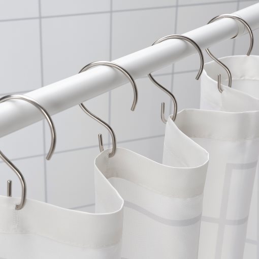 RUDSJÖN, shower curtain ring, 12 pack, 504.660.15