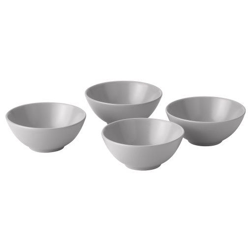 FÄRGKLAR, bowl/matt 4 pack, 16 cm, 504.793.53