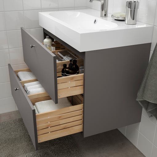GODMORGON, wash-stand with 2 drawers, 80x47x58 cm, 504.827.46