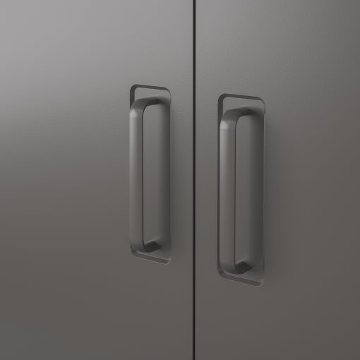 IDÅSEN, ντουλάπι με πόρτες και συρτάρια, 80x47x119 cm, 504.963.81
