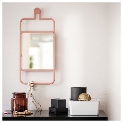 GRANVÅG, mirror wall hanging, 22x48 cm, 505.109.85