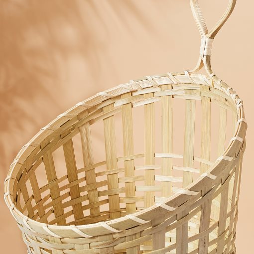 TOLKNING, basket hanging/handmade, set of 2, 505.126.49